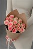 Розовых роз Кения 40см в крафте (15 шт.) 853112