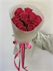 Малиновые розы Кения 40см в пленке (11шт) 505