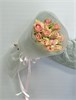 Розовые розы Кения 40см в пленке (11шт) 504