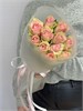 Розовые розы Кения 40см в пленке (11шт) 504