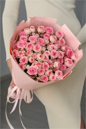 Кустовые розы Кейт в пленке (21шт) 454676676