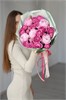 Розовые пионы и пионовидные розы Мисти в пленке 678678678 - фото 635583