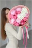 Авторский букет с пионами и гортензией в упаковке 45454565656 - фото 635587