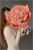 Розовых роз Кения 40см в пленке (25 шт.) 809897