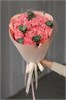 Облако из розовых диантусов с эвкалиптом (15шт) 757565656