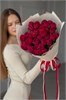 Пионовидные розы Марун в пленке (15шт) 897898789